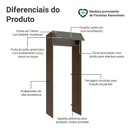 Ver imagem 3 de Porta-geladeira 83 Cm 1 Porta Basculante Rustic/cinza Vik Madesa