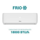 Ver imagem 5 de Ar Condicionado Split Philco Hi Wall 18.000 Btu/H Frio Monofásico Branco PAC18FI 220V