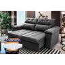 Sofá Retrátil Reclinável Verona 1,80m Suede Velut Molas Ensacadas - King House - 1