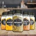 Ver imagem 6 de Pote Tempero Kit Potes+24 Etiquetas Adesivas Porta Condimento Q170