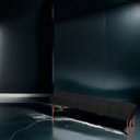 Ver imagem 2 de Recamier Estofada Casal King Size Luxo Veludo Preto Ateliê do Conforto Recamier Casal King Size Esto