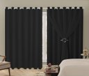 Ver imagem 3 de Cortina Blackout PVC 4,00m X 2,80m Com Voil Preto