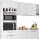 Ver imagem 6 de Armário de Cozinha com Tampo CP05 290cm Pérola Branco Z34 - Mpozenato