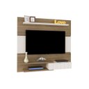 Ver imagem 1 de Painel Monza para TV até 50 Polegadas 1 Porta e Prateleiras - Artely - Pinho Com Off White