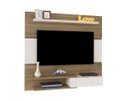 Ver imagem 1 de Painel Monza para TV até 50 Polegadas 1 Porta e Prateleiras - Artely - Pinho Com Off White