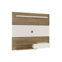 Ver imagem 3 de Painel Monza para TV até 50 Polegadas 1 Porta e Prateleiras - Artely - Pinho Com Off White