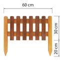 Ver imagem 5 de Cerca de Madeira para Jardim Bel 60 X 50 Cm Pinus