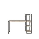 Ver imagem 2 de Mesa C-estante Alta 135x64x115cm C-03 Prateleiras Snow - Est.preta Snow - Est.preta