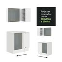 Ver imagem 6 de Cozinha Completa Lux com Armário e Balcão Branco Cinza