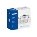 Ver imagem 2 de Caçarola Tramontina Professional Rasa em Aço Inox Fundo Triplo com Tampa Plana 28 Cm 7,1 L