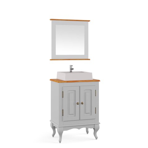 Balcão Lavabo 0,60m com Cuba - 3057