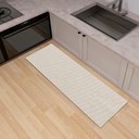 Ver imagem 5 de Tapete Passadeira Cozinha Minimalista Rústico Liso Nude Antiderrapante 2,00m X 0,45m Decorativo Cru
