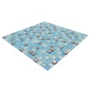 Ver imagem 4 de Pastilha de Vidro para Cozinha Banheiro Azul Agata 30x30cm