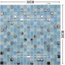 Ver imagem 6 de Pastilha de Vidro para Cozinha Banheiro Azul Agata 30x30cm