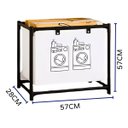 Ver imagem 6 de Cesto de Roupa Suja Estante Lavanderia Banheiro Desmontável