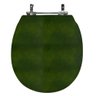 Assento Sanitário Poliéster para Louça de Ville (deca) Aço (reb. Oculto) Verde Degrade - 1