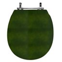 Ver imagem 1 de Assento Sanitário Poliéster para Louça de Ville (deca) Aço (reb. Oculto) Verde Degrade