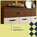 Ver imagem 7 de Armário de Cozinha 8 Portas 2 Gavetas Golden - Ssx Multicoisas