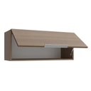 Ver imagem 5 de Armário Aéreo Madesa Stella 80 cm 1 Porta Basculante Rustic