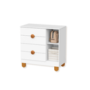 Ver imagem 6 de Quarto de Bebe Berço Americano + Comoda Infantil Apolo com Colchão Branco Fosco