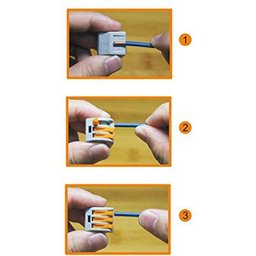 Kit Conector Emenda Rápida Derivação Borne 5 Fios - 40 Peças - 4
