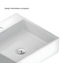 Ver imagem 5 de Cuba de Sobrepor Kohler Taut Quadrada com Mesa e Furo 41x41cm Branca| 28696BR-1-0 Branco