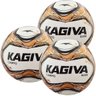 Kit com 3 Bolas Kagiva Slick Campo Tech Fusion Impermeável - Único - Dourado - 1