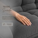 Ver imagem 5 de Namoradeira Opala Elegante para Quarto em Cinza