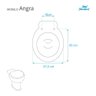 Assento Sanitário Soft Close Angra Silver para Vaso Ideal Standard - 3