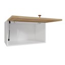 Ver imagem 6 de Armário Aéreo Planejado Porta Basculante 60cm Arizona CabeCasa MadeiraOriginals Marrom/Branco/Figueira
