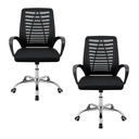 Ver imagem 1 de Kit 2 Cadeiras Escritório Ergonômicas E-1078 com Sistema Relax e Laudo Nr17 Preto