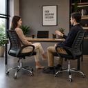 Ver imagem 3 de Kit 2 Cadeiras Escritório Ergonômicas E-1078 com Sistema Relax e Laudo Nr17 Preto