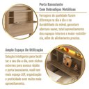Ver mais imagens de Cabeceira Solteiro com Organizador e LED Genebra