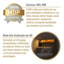 Ver imagem 7 de Cabeceira Solteiro com Organizador e LED Genebra