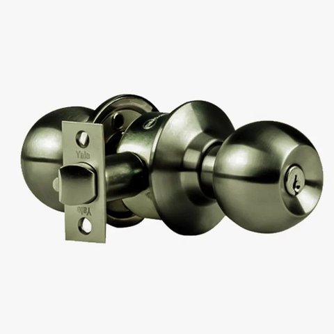 Fechadura de Porta com Bola para Quarto/banheiro Latão - Yale