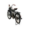 Miniatura Bicicleta Motorizada Preta Estilo Retrô - Vintage - 4