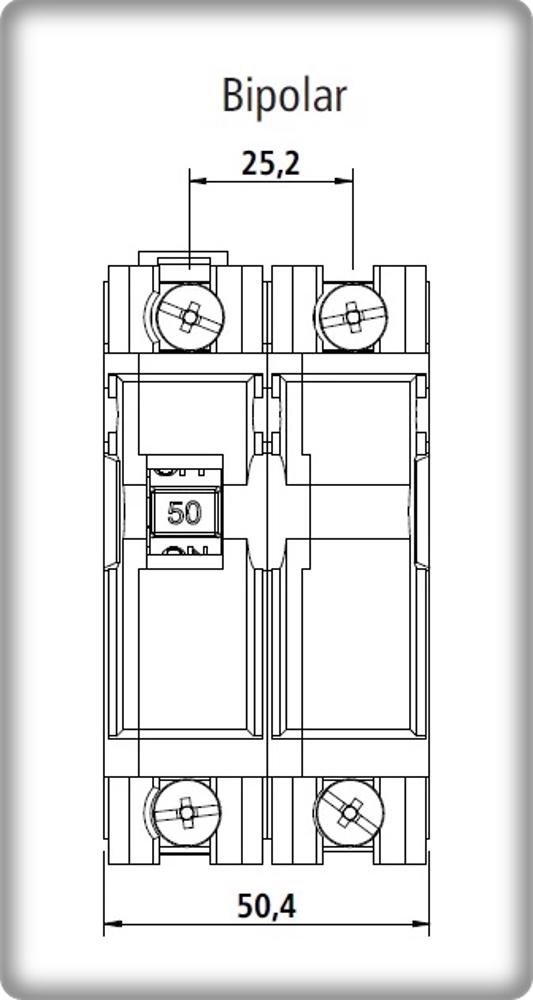 Kit 6 Peças Disjuntores Din 2p Bipolar 16a Curva C Soprano - 3