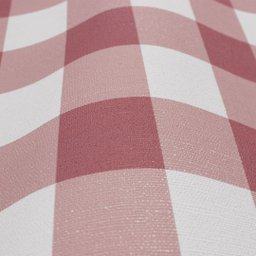 Papel de Parede Vichy Xadrez Rosa Marsala Estampa Média+ Cola Inclusa- Vinilico Lavável - 4