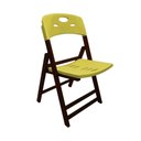 Ver imagem 5 de Kit Com 2 Jogos De Mesa Dobravel 70X70 Com 4 Cadeiras Imbuia Polipropileno Amare Marrom