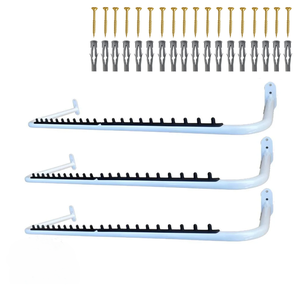 3 Cabideiros Araras Rt com Organizador de Cabides Suporte Reforçado Loja Closets