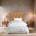 Ver imagem 2 de Cabeceira Estofada para Cama de Solteiro 90 Athena Suede