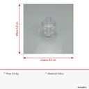 Ver imagem 4 de Queijeira e Manteigueira de Vidro Transparente 9x9x9cm Tampa Servir Mesa Queijo