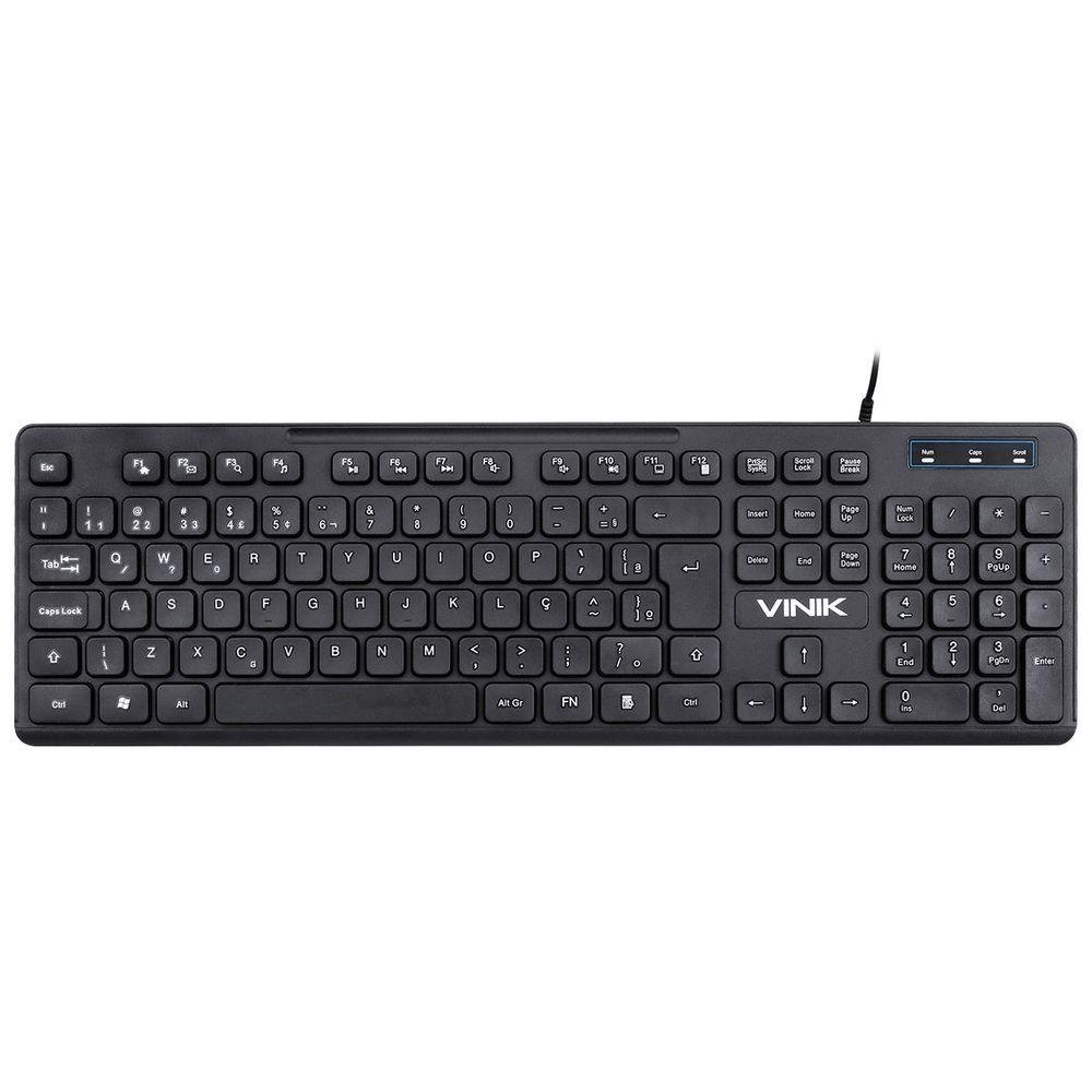 Teclado Chocolate Slim Multimidia 1.8 Metros Usb - Tc100