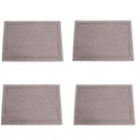 Ver imagem 1 de Jogo Americano 4 Lugares 35x50cm Glamour Taupe Argivai