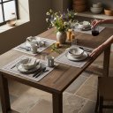 Ver imagem 2 de Jogo Americano 4 Lugares 35x50cm Glamour Taupe Argivai