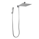Ver imagem 3 de Ducha Inox 304 25x25 Cm C/ Desviador e Ducha de Mão em Abs