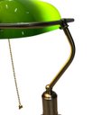 Ver imagem 5 de Abajur Banker Verde Clássico Luminária de Mesa Banqueiro