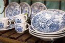 Ver imagem 2 de Kit 10 Xícaras Com Pires Biona Cena Inglesa Oxford Cerâmica