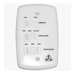 Ventilador de Teto Jet Aspen Venti-Delta Branco Rattan Natural 220V - 3