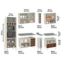 Ver imagem 3 de Cozinha Completa 7 Peças com Tampo Lis Luciane Móveis